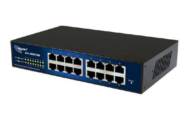 AllNet  16 Port Managed Switch