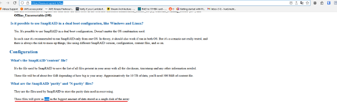 Snapraid Parity Size
