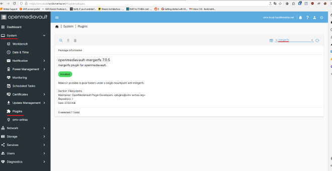 Mergerfs Plugin